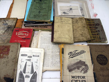 Lot 405 - Assorted Early Motorcycle Brochures