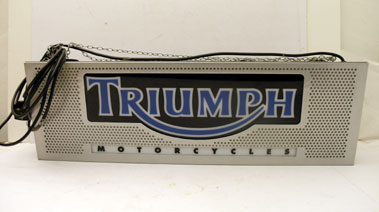 Lot 406 - Triumph Motorcycles Showroom Lightbox