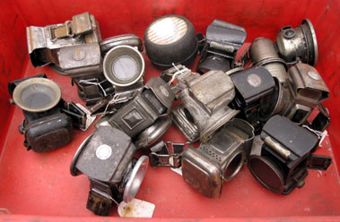 Lot 417 - Assorted Cycle Lamps