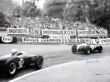 Lot 611 - Large Jack Brabham Signed Photograph