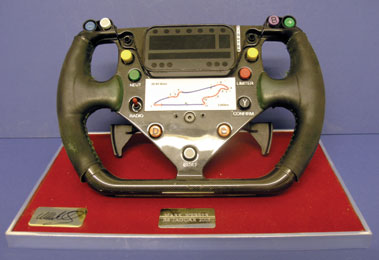 Lot 707 - Mark Webber - The 2003 R4 Jaguar Formula One Steering Wheel