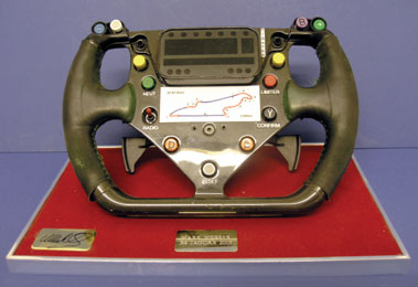 Lot 707 - Mark Webber - The 2003 R4 Jaguar Formula One Steering Wheel