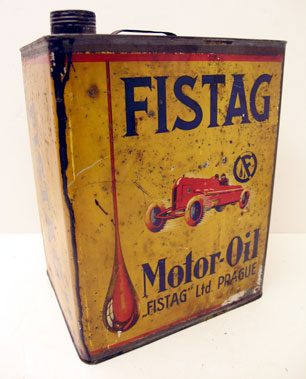 Lot 808 - 'Fistag' Motor Oil Tin