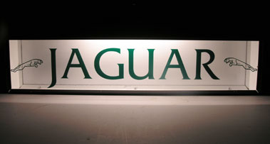Lot 822 - Jaguar Illuminated Lightbox