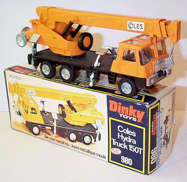 Lot 1018 - Dinky Toys #980 Coles Hydra Mobile Crane Truck