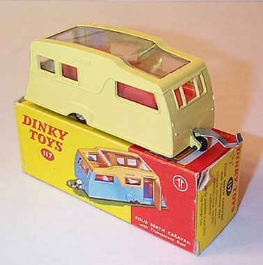 Lot 1026 - Dinky Toys #117 Four-Berth Caravan