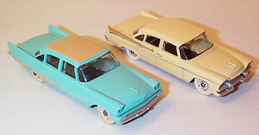 Lot 1036 - Dinky Toys 2 x Unboxed American Cars