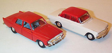 Lot 1053 - Triang Spot-On 2 x Unboxed British Cars