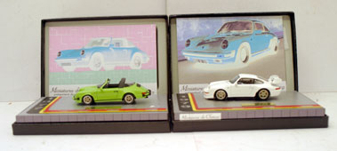 Lot 1054 - Porsche - The 911's (Miniatures du Chateau)