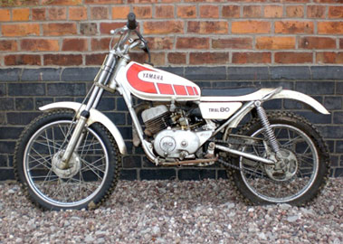 yamaha 80cc trials bike