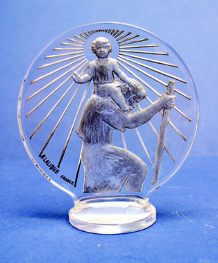 Lot 309 - 'St Christopher' Accessory Mascot by R. Lalique