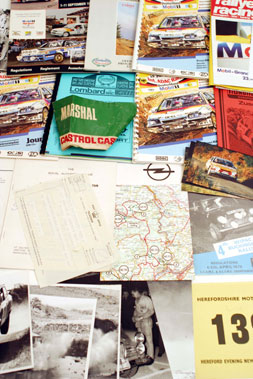Lot 115 - Assorted Rallying Paperwork