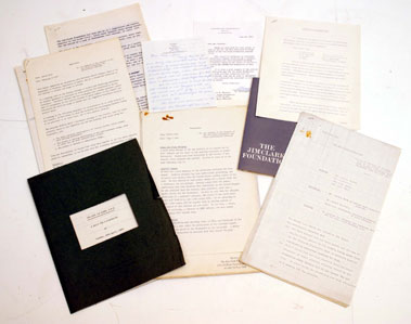 Lot 708 - 'The Jim Clark Foundation' Paperwork