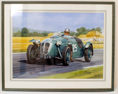Lot 509 - Frazer Nash Original Artwork by James Dugdale