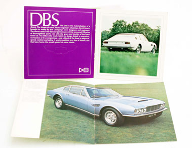 Lot 110 - Aston Martin DBS & DBS V8 Sales Brochures