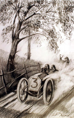 Lot 512 - 'Country Furor 1910' Original Artwork by B.D. Taylor