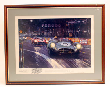 Lot 513 - Aston Martin Victorious - Le Mans 1959 by Nicholas Watts