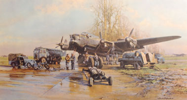 Lot 413 - 'Winter of '43 - Somewhere in England' Limited Edition Print by David Shepherd