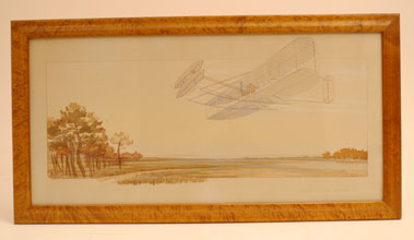 Lot 523 - 'Early Biplane' Artwork Print by E. Montaut