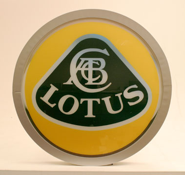 Lot 700 - Illuminated Lotus Dealership Sign