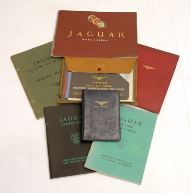 Lot 104 - Interesting Jaguar Paperwork