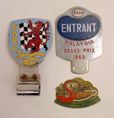 Lot 801 - Three Interesting Motorcar Badges