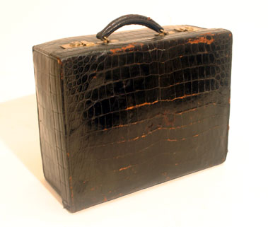 Lot 404 - Crocodile Skin Suitcase