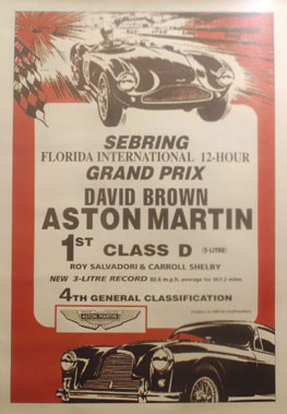 Lot 505 - Reproduction Aston Martin DB3S Race Event Posters
