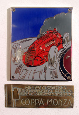 Lot 319 - Two Dashboard Plaques