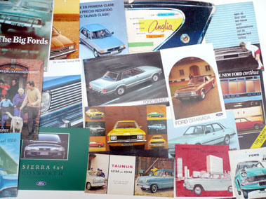 Lot 107 - Quantity of Ford Sales Brochures