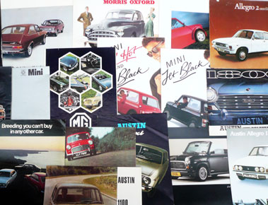 Lot 109 - Quantity of Austin/Morris/Mini/MG Sales Brochures
