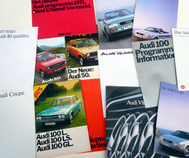 Lot 112 - Quantity of Audi Sales Brochures