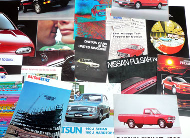 Lot 114 - Quantity of Nissan/Datsun Sales Brochures