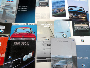 Lot 116 - Quantity of BMW Sales Brochures