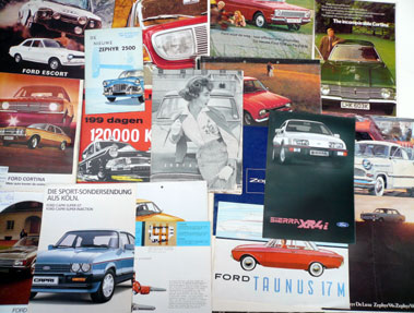 Lot 124 - Quantity of Ford Sales Brochures