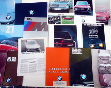 Lot 126 - Quantity of BMW Sales Brochures