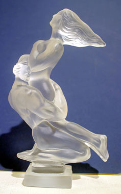 Lot 329 - 'The Lovers' Glass Accessory Mascot
