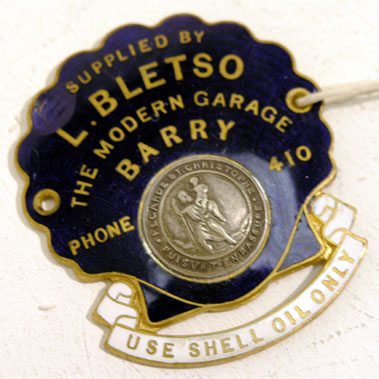 Lot 334 - L. Bletso Supplier's Dashboard Plaque