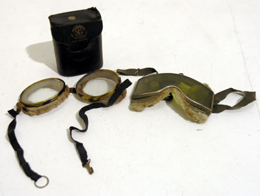 Lot 214 - Two Pairs of Early Goggles