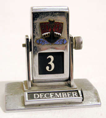 Lot 221 - Rover Badged Desktop Calendar