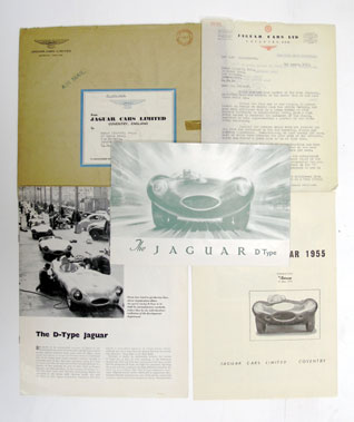 Lot 137 - Jaguar D-Type Original Sales Brochure