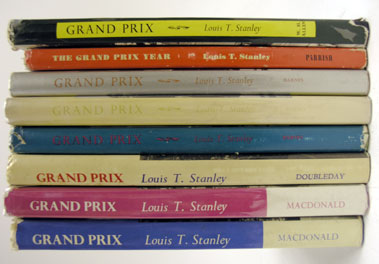 Lot 103 - Eight 'Grand Prix Year' Annuals by Stanley