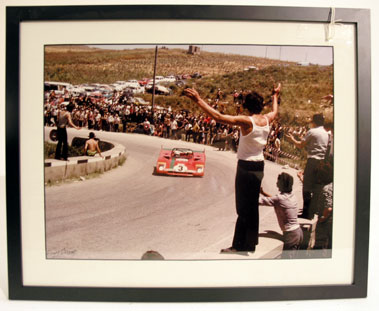 Lot 607 - Geoff Goddard Signed Ferrari 312 PB Photograph