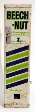 Lot 406 - Beech-Nut Chewing Gum Vending Machine