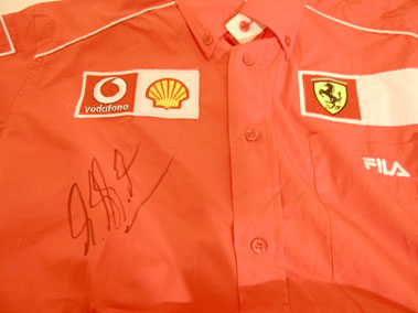 Lot 616 - Michael Schumacher Signed Ferrari Team Shirt