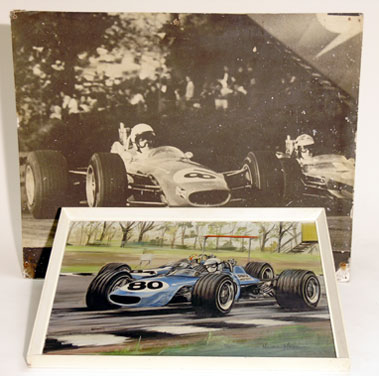 Lot 512 - Tim Schenken Chevron F3 Artwork