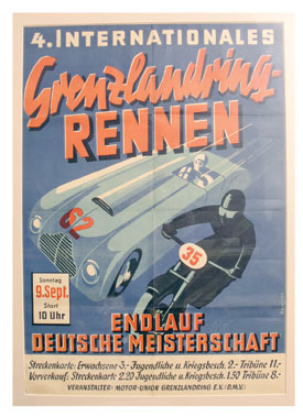 Lot 801 - 1950 Original Grenzlandring Event Poster