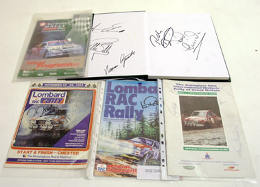 Lot 619 - Signed Rally Literature