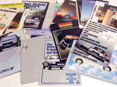Lot 128 - Quantity of Ford Sales Brochures
