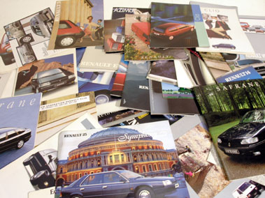 Lot 136 - Quantity of Renault Sales Brochures